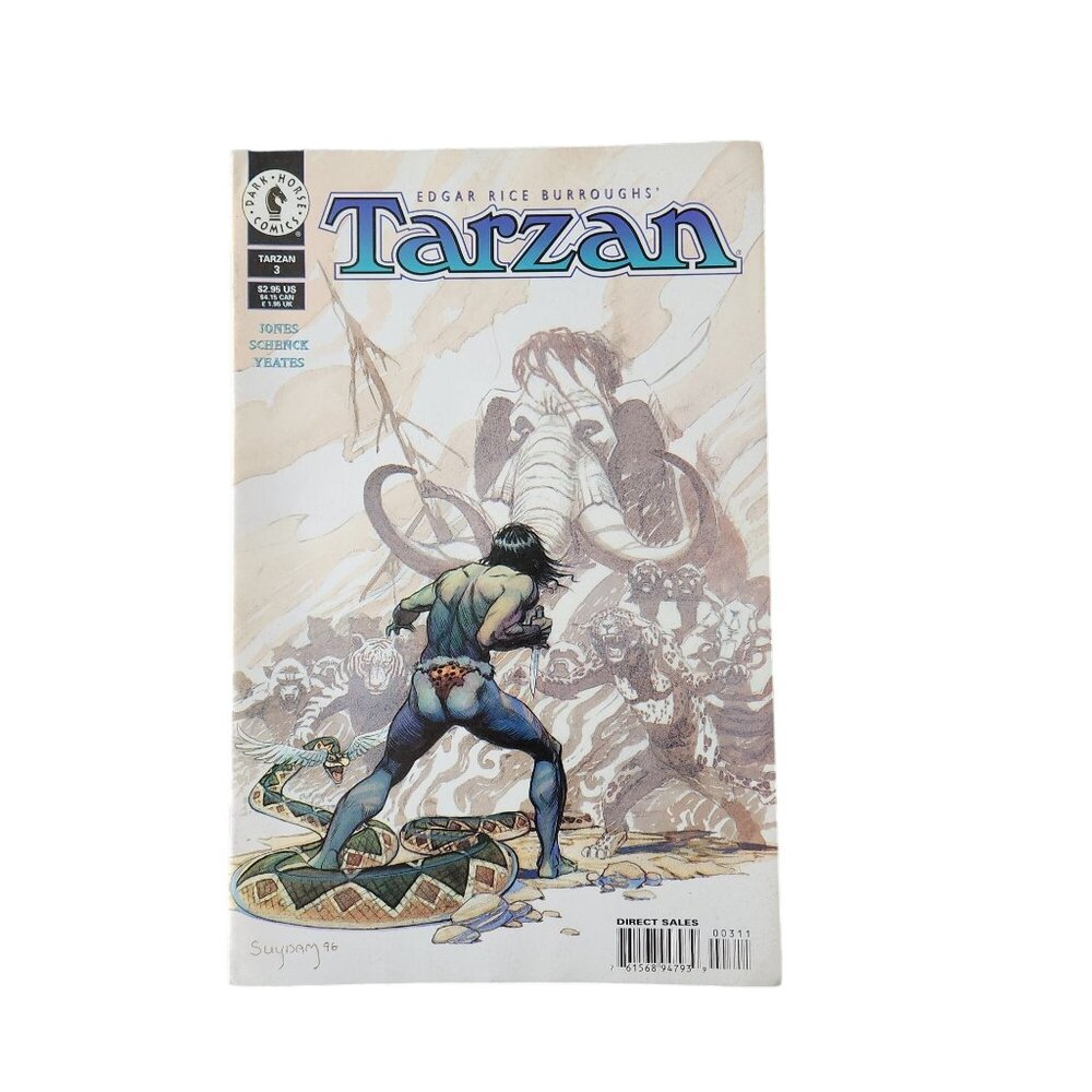 Dark Horse Tarzan #3 1996 Comic Book Collector Bagged Boarded